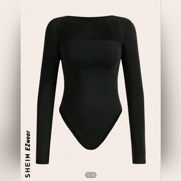 SHEIN Tops - SHEIN Women Strapless Black Bodysuit & Bolero Top size XS Summer Spring Fall